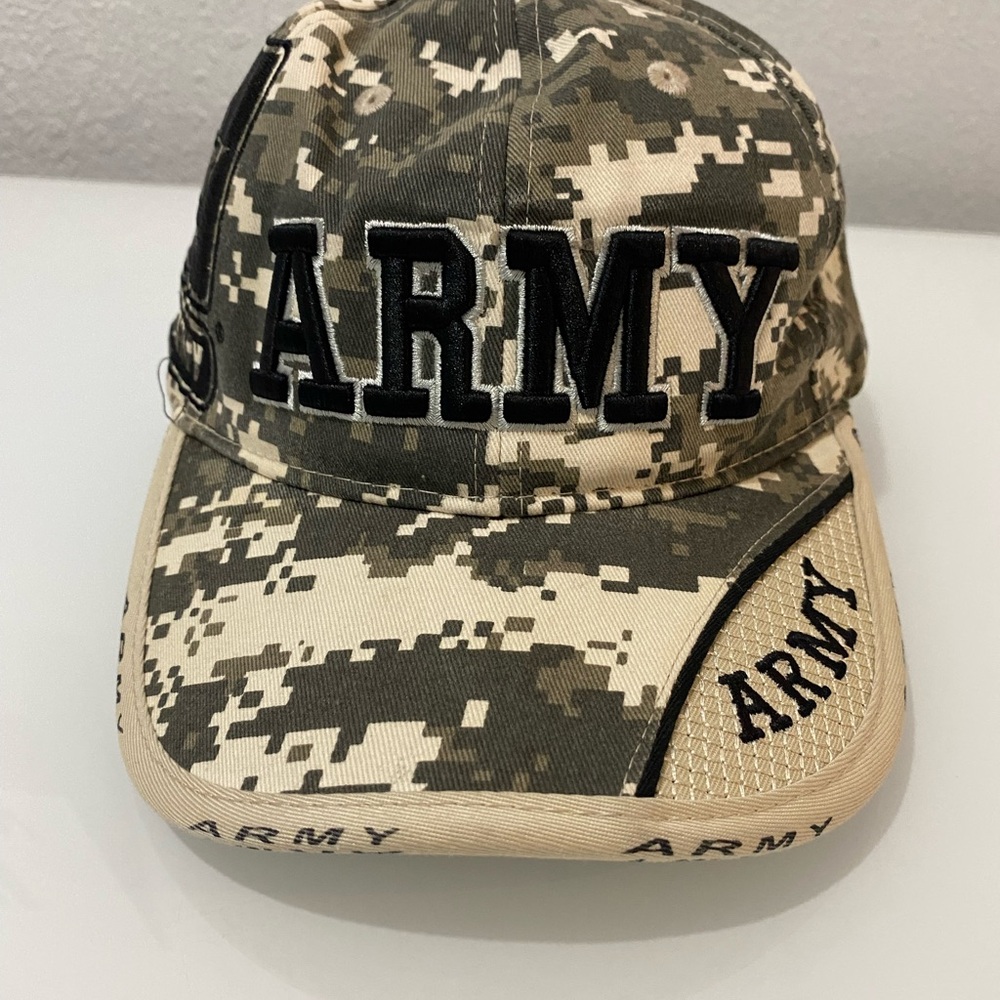 US Army JWM Camouflage Embroidered Baseball Cap Official Licensee Adjustable Hat